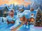 Sunsout Sunset Christmas Village 500 pc Christmas Jigsaw Puzzle 51375